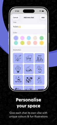 Hey Me - Chat Notes screenshot