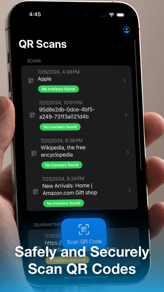 #1. SafeQR Reader • Block Scams (iOS) Podle: UniversityGO LLC