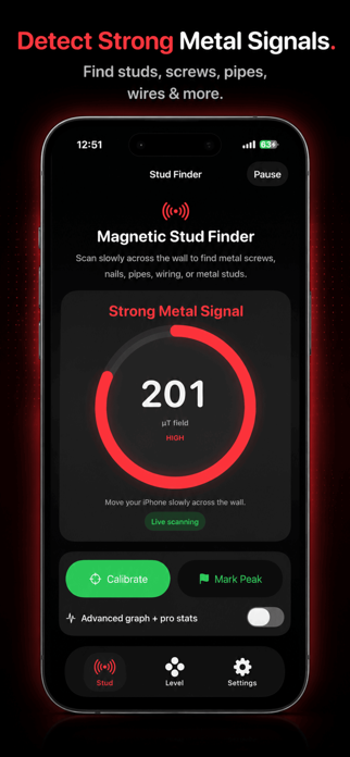 Stud Finder - Bubble Level Screenshot 2 of 5