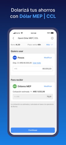 Portfolio Personal Inversiones iPhone screenshot
