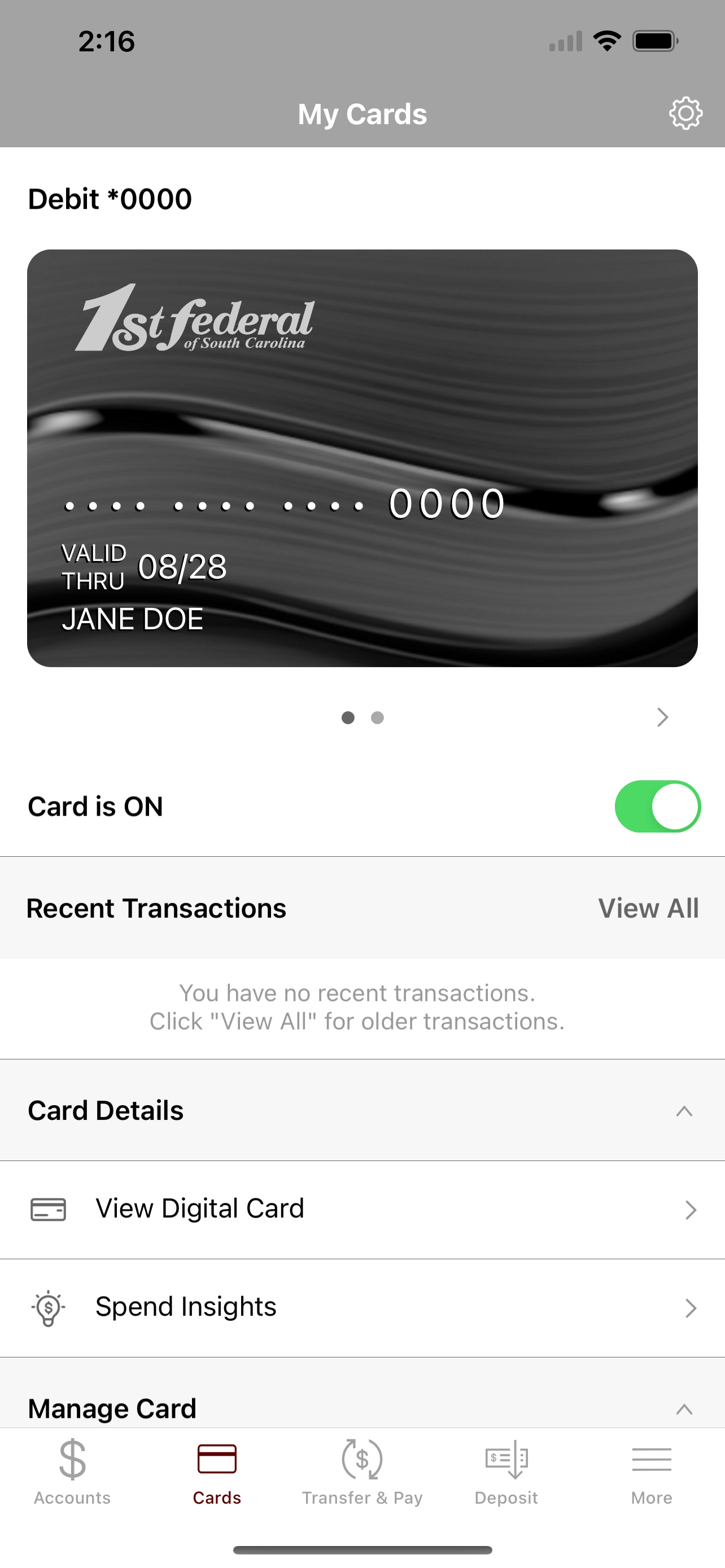 First Federal of SC, FSB screenshot 6
