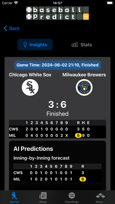 BaseballPredicts: Tips & Picks Screenshot