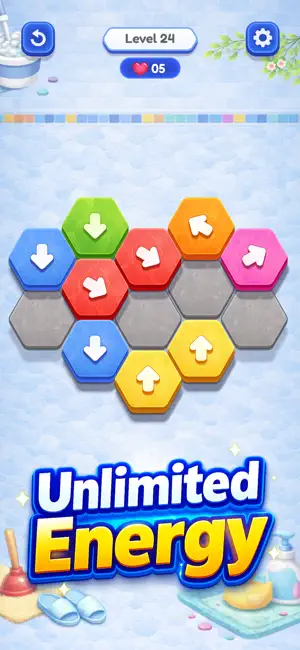 Hexa Away: Tap Out Puzzle screenshot 1