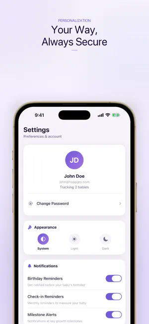 HappGro - Baby Growth Tracker screenshot 4