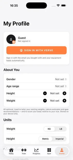 VERVE Fitness Equipment screenshot 4