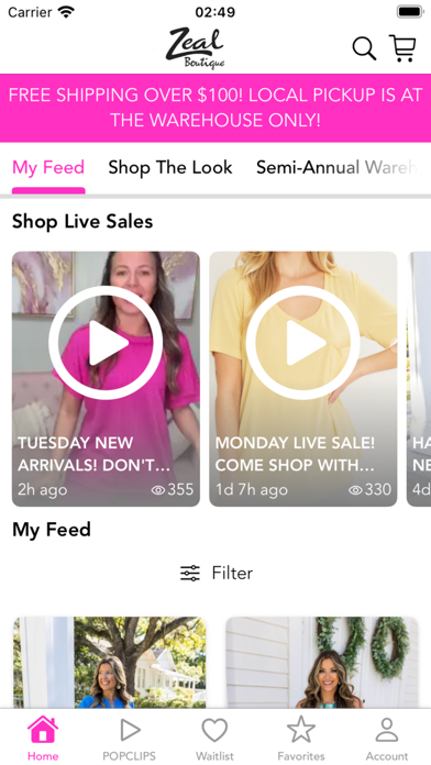 Zeal Boutique Screenshot