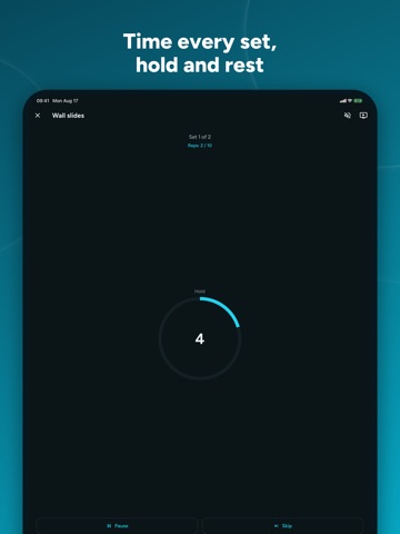HealHabit: PT Exercise Log iPad screenshot