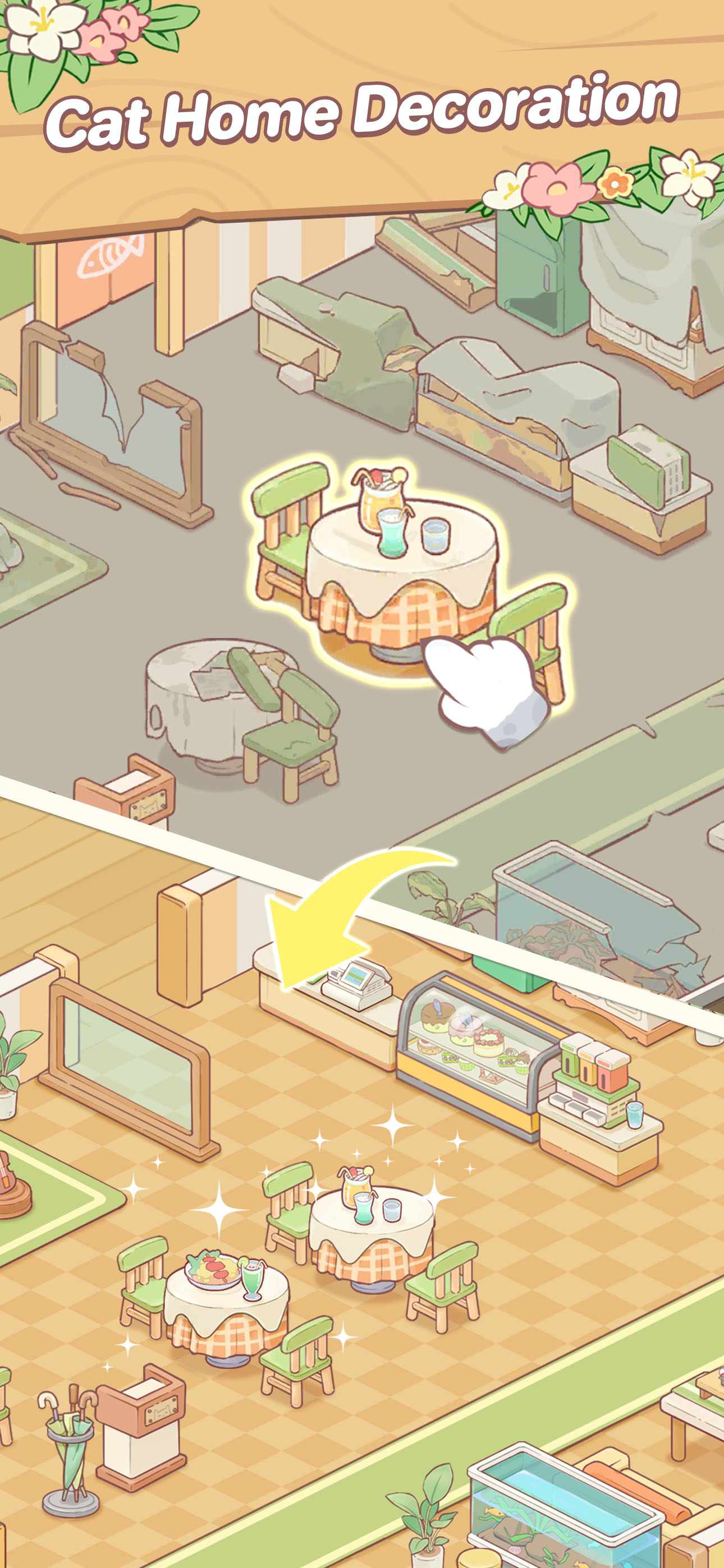 Cat Triple Tiles