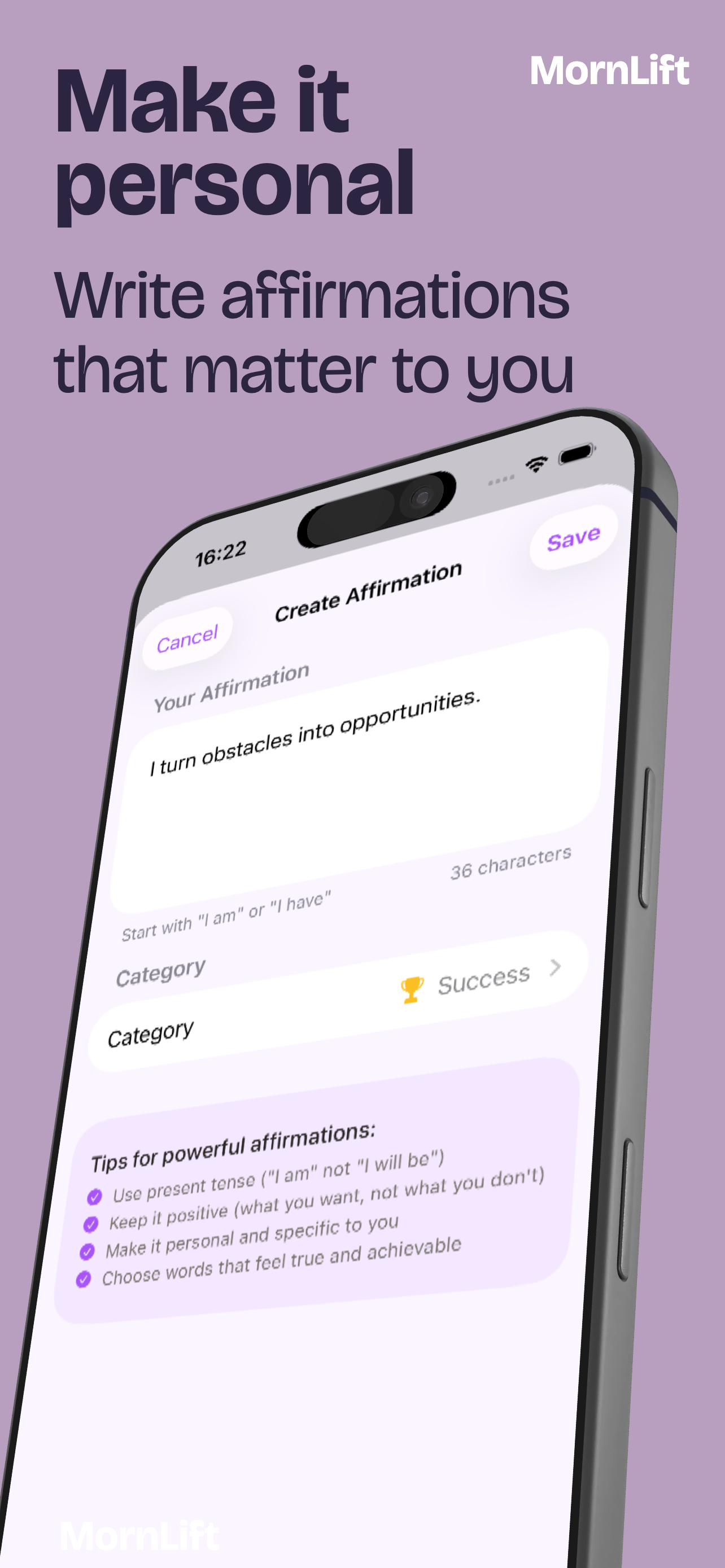 MornLift screenshot 4
