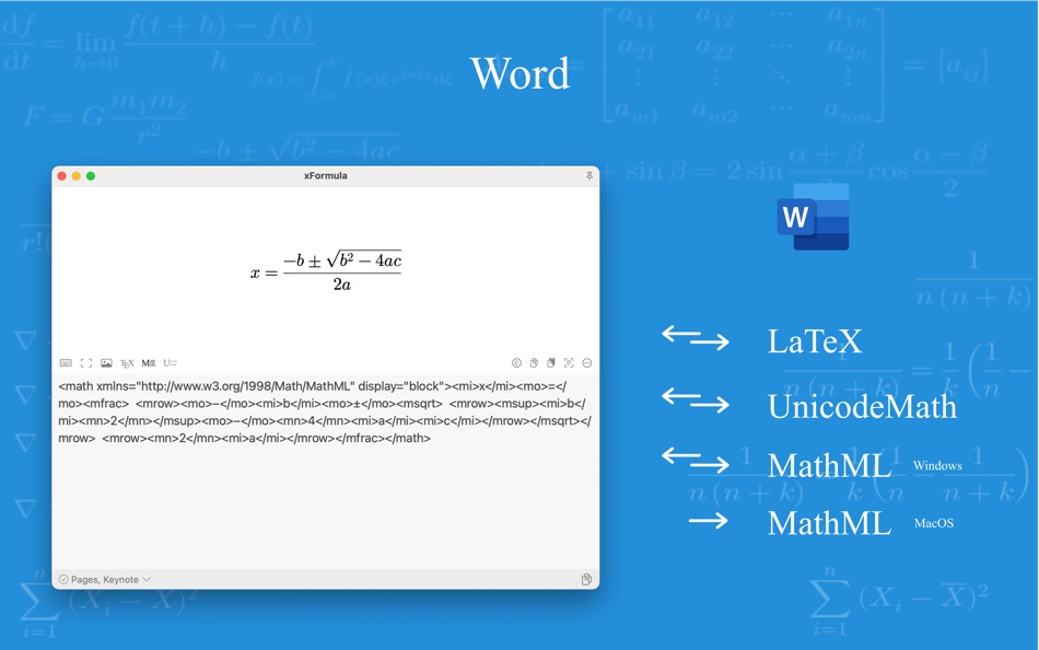 #10. xFormula - Equation Editor (macOS) بواسطة: 煦 张