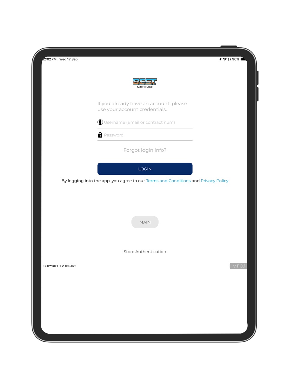 iPad screenshot