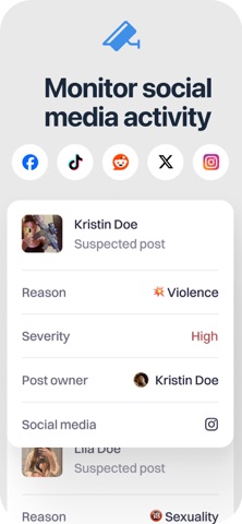 CyberSafely.ai iPhone screenshot