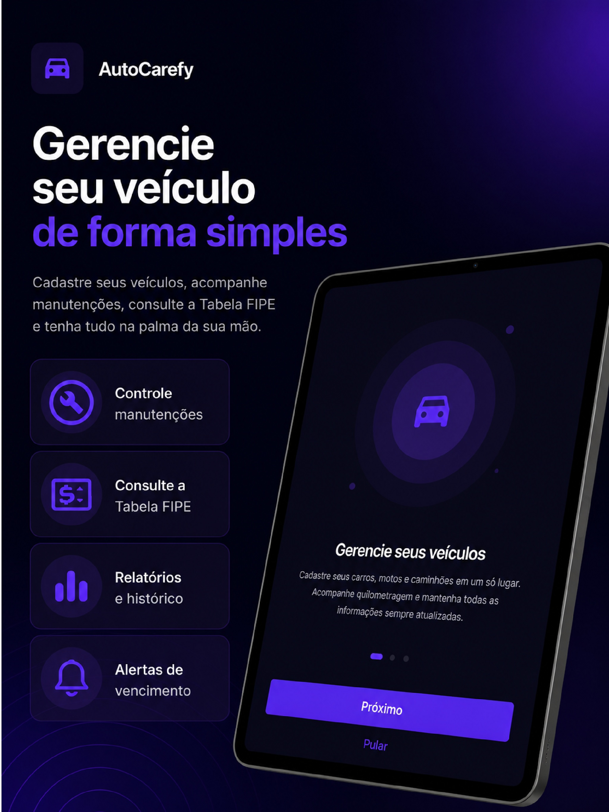 AutoCarefy: Gerenciar Veículo screenshot 5