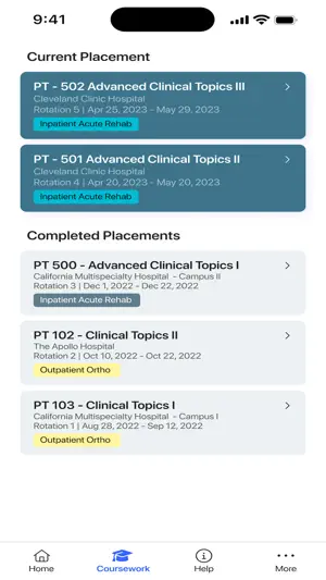 Exxat Student screenshot 2