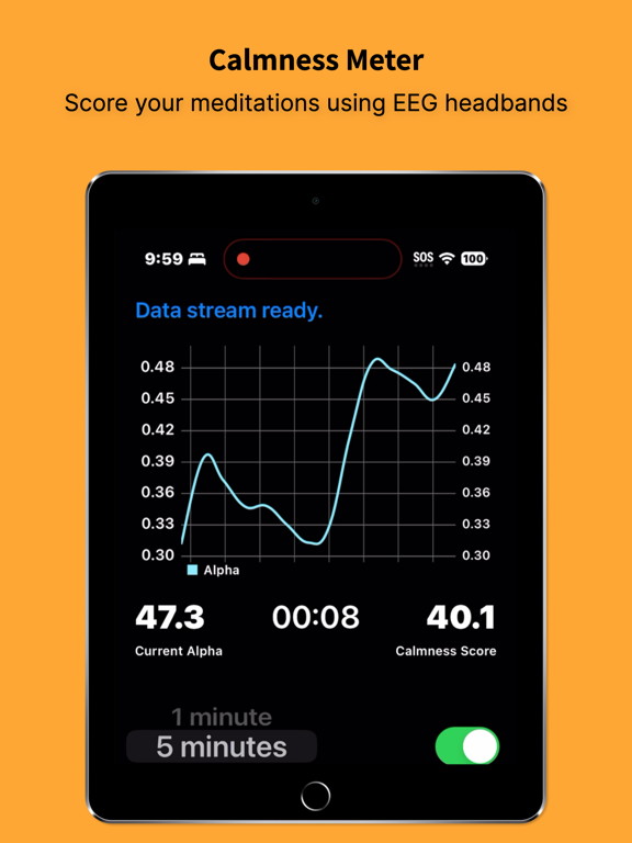 Calmness Meter