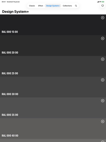 RAL Palette iPad screenshot