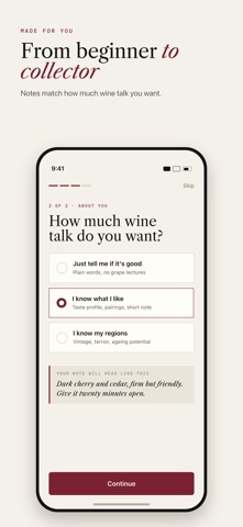 Sommelier: Wine Label Scanner screenshot