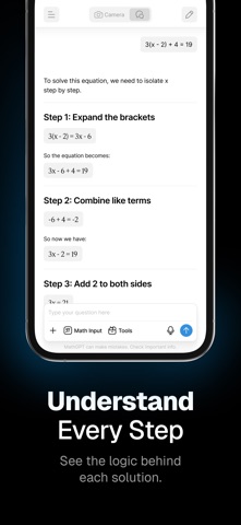 MathGPT - AI Math Solver iPhone screenshot