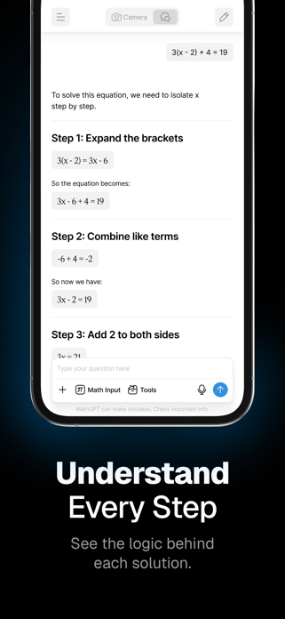 MathGPT - AI Math Solver Screenshot 3 of 7