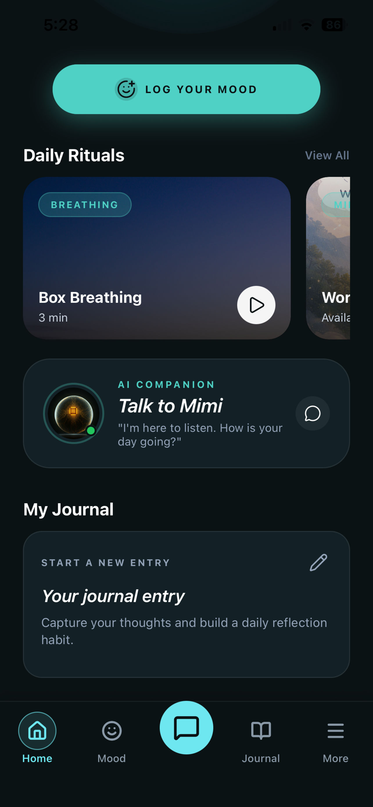 Mentis: AI Mental Wellness screenshot 3