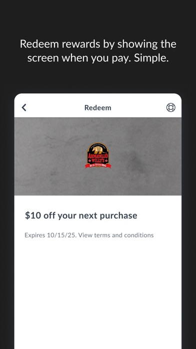 Armadillo Willy's BBQ app screenshot 3