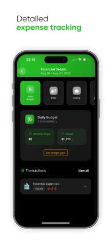 Finself: AI Money Tracker Screenshot 4 of 7