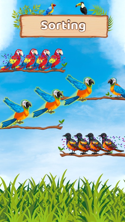 Birds Sort Color Sorting Game screenshot-5