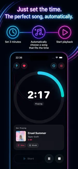 Music Timer: Perfect Song Time screenshot 2