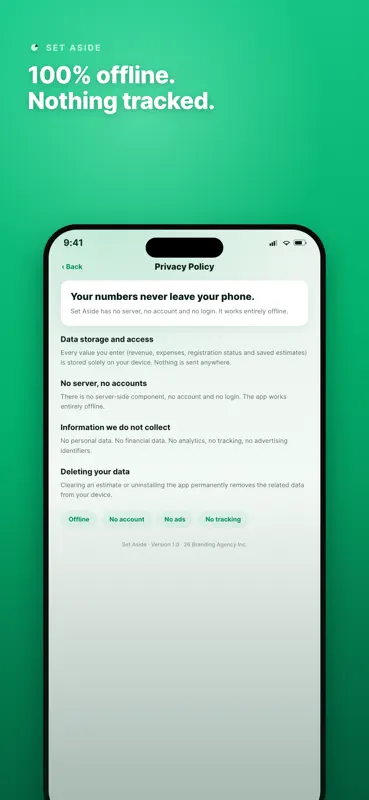 Set Aside: Freelancer Tax QC screenshot 5 of 5