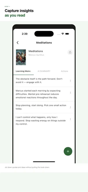Reaf - Reading into Action screenshot 1