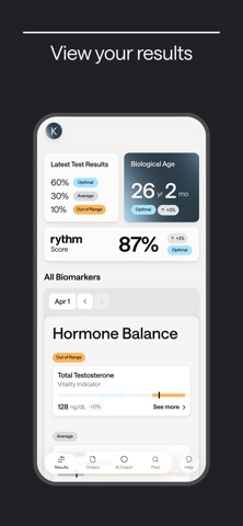 Rythm Health app screenshot 3