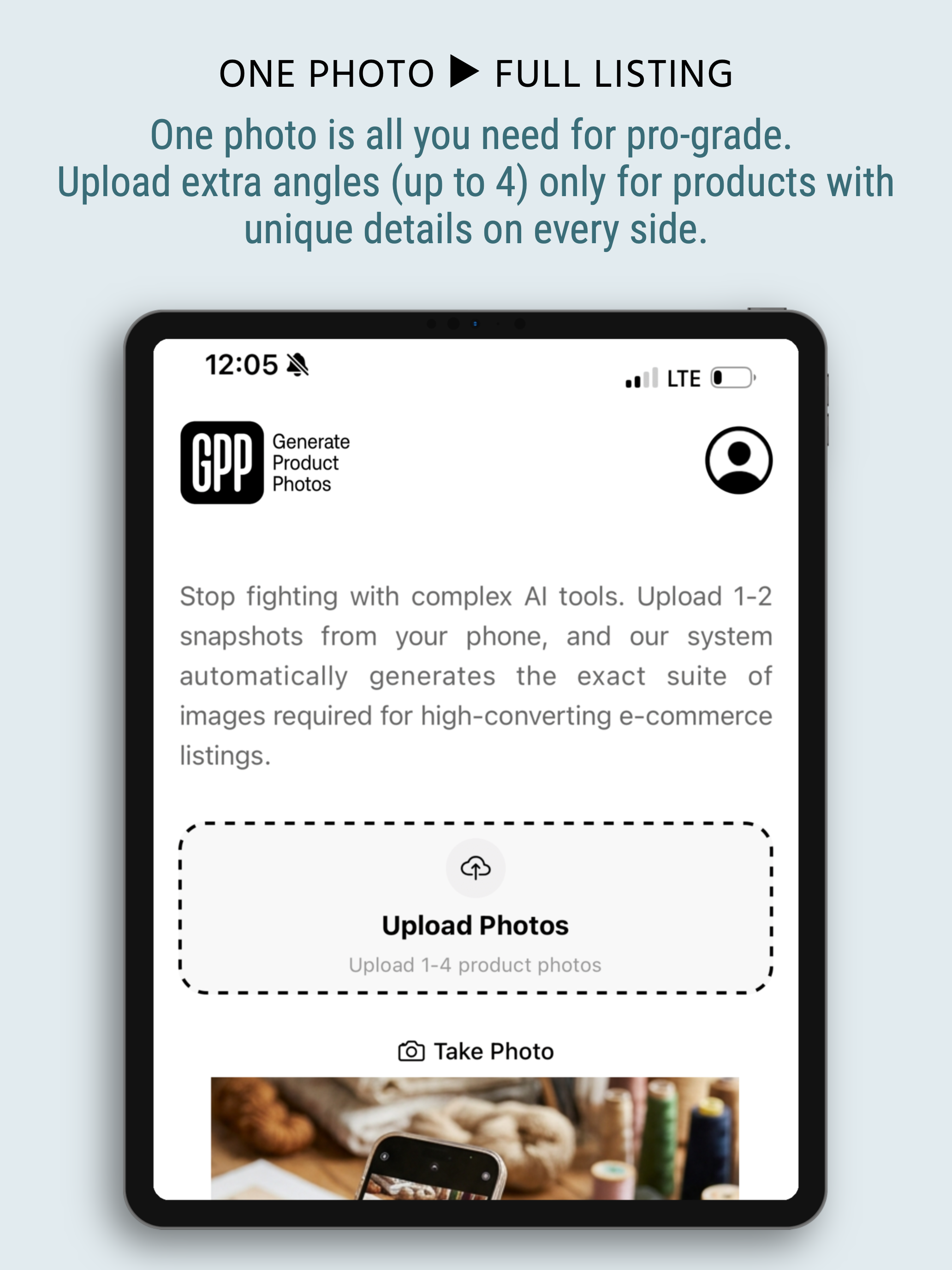 Generate Product Photos Ai