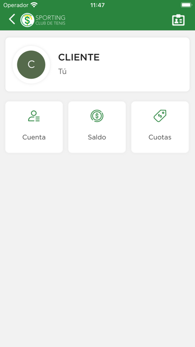 Sporting Club de Tenis Screenshot