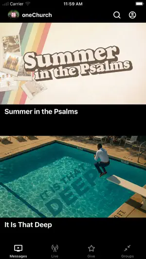 oneChurch.tv screenshot 1