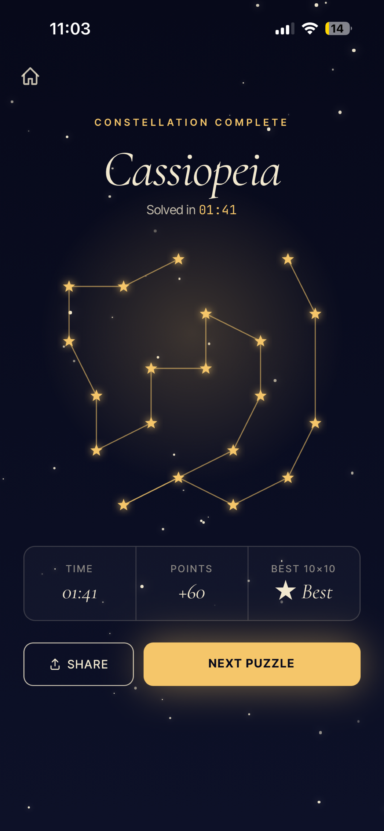 Star Battle One - Logic Puzzle screenshot 3
