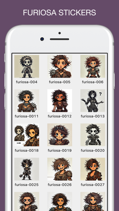 Furiosa Emotes Stickers Screenshot