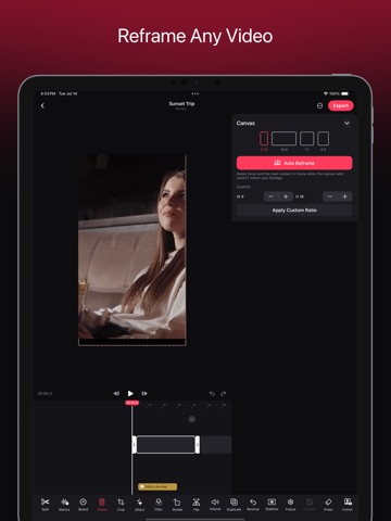 Zimblu: AI Video Editor iPad screenshot