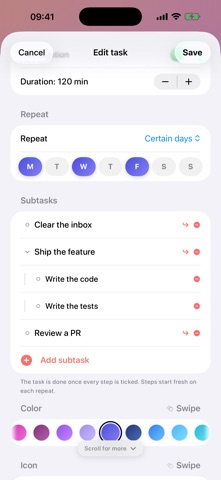 Dotty: Habit & Task Planner Screenshot 2 of 7