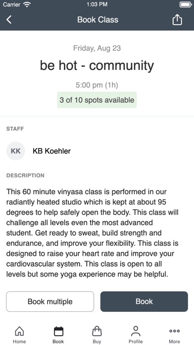 Be Yoga - Atlanta Screenshot