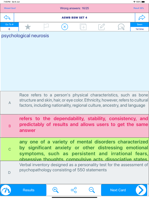 Screenshot #6 pour ASWB Social Work Practice Test