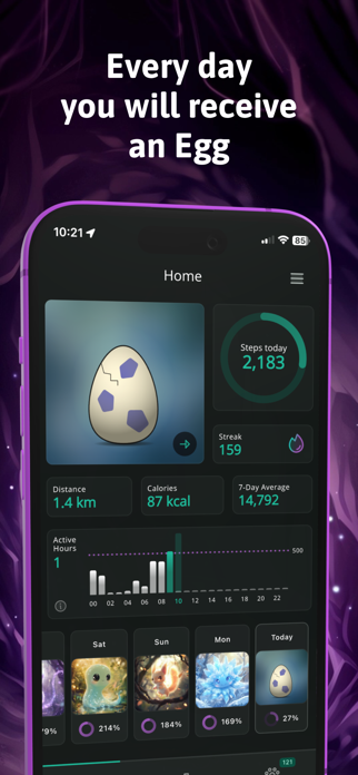 Step Tracker - Steps & Beasts Screenshot 2 of 5