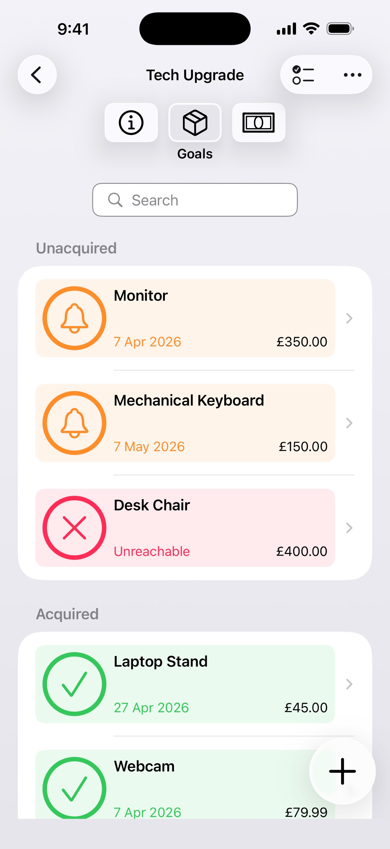 Screenshot 3 of BudgetBear: Savings Tracker