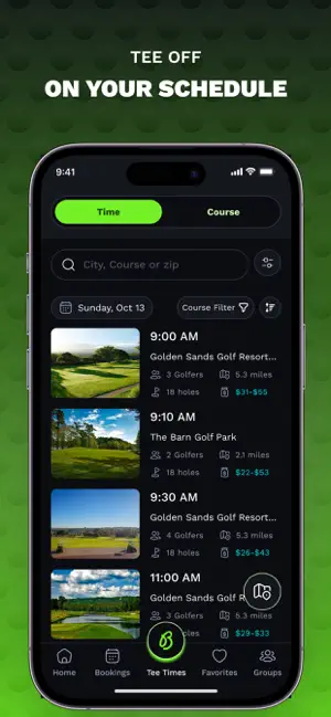 Backswing: Book Golf Tee Times screenshot 3