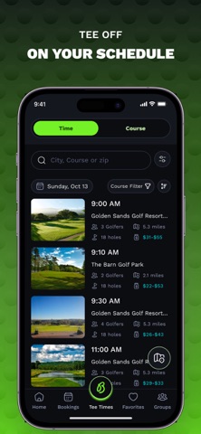 Backswing: Book Golf Tee Times Screenshot 3 of 8