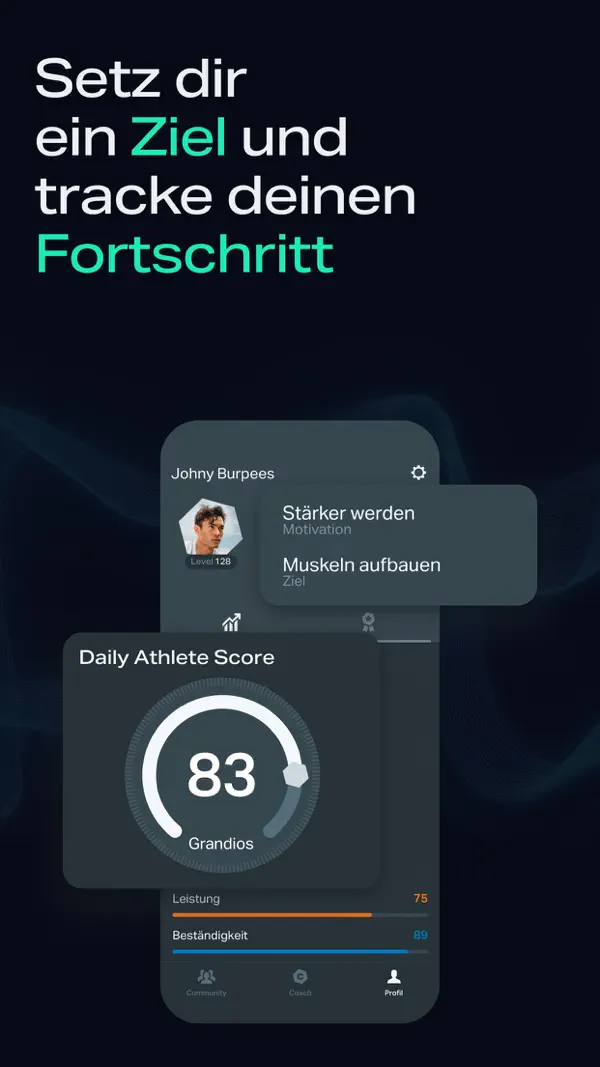 Freeletics: HIIT Fitness Coach iPhone App Screenshot 5 – Gesundheit & Fitness