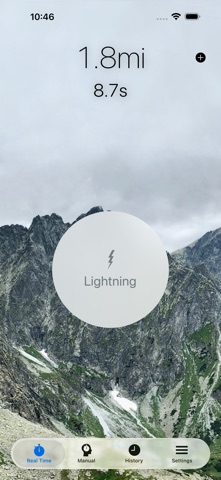Storm Distance Tracker screenshot