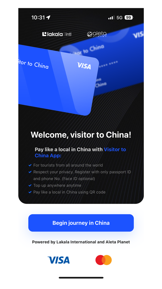 #1. Visitor to China (iOS) 由: Lakala International Co., Ltd.