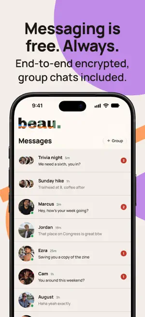 beau. - gay friends & chat screenshot 1