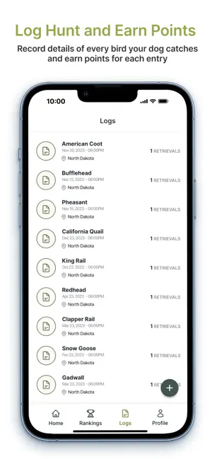 Bird Dog Log screenshot 2