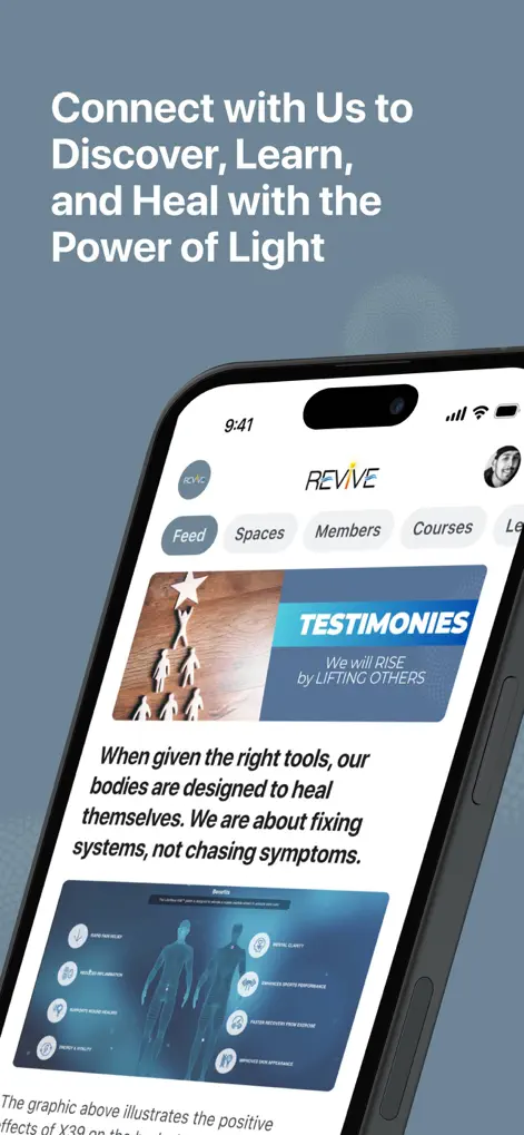 Revive With LifeWave - Social Networking App | MWM